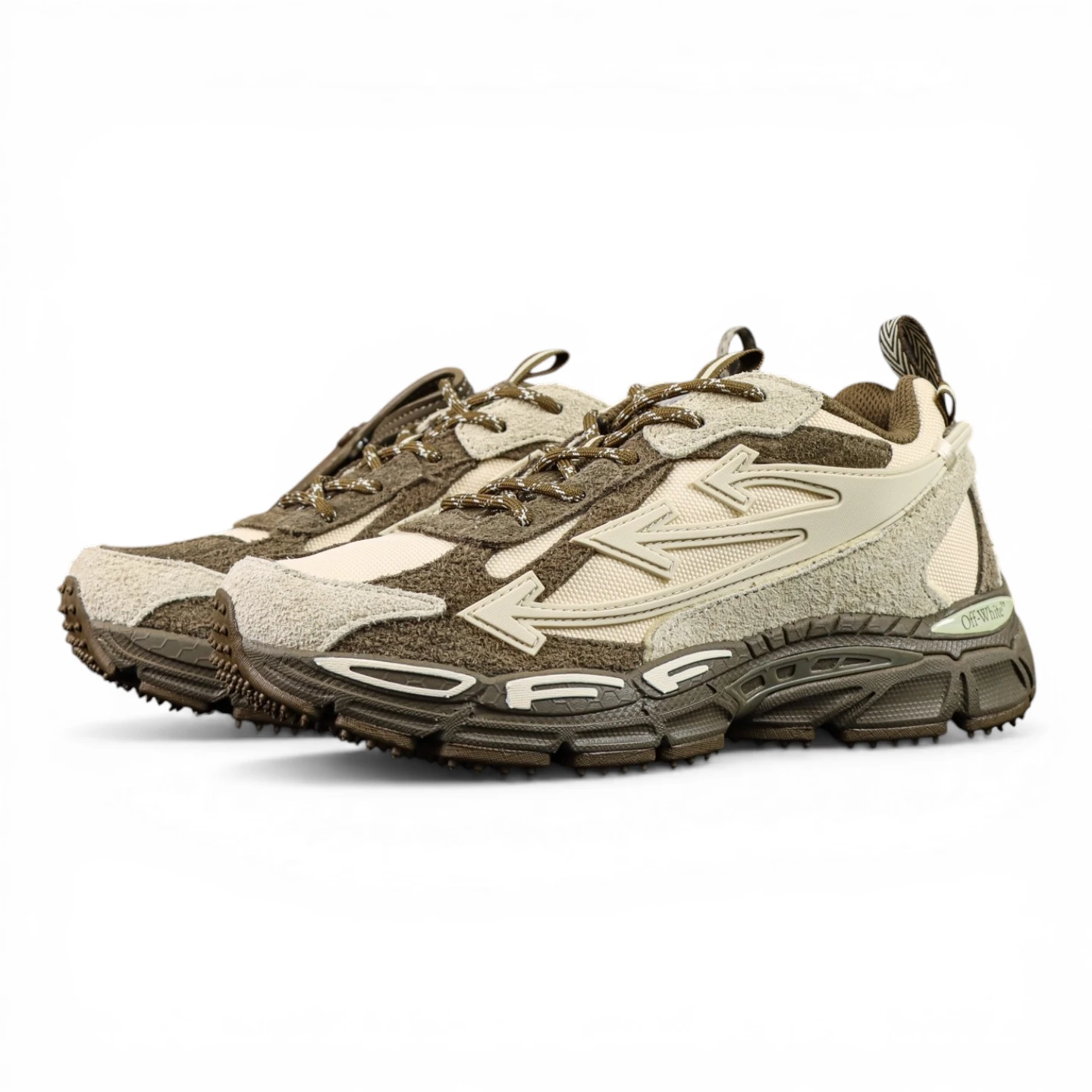 Off-White Be Right Back 'Forest Green - Sand'