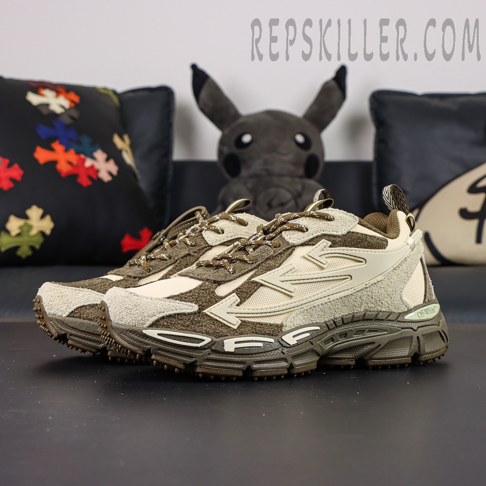 Off-White Be Right Back 'Forest Green - Sand'
