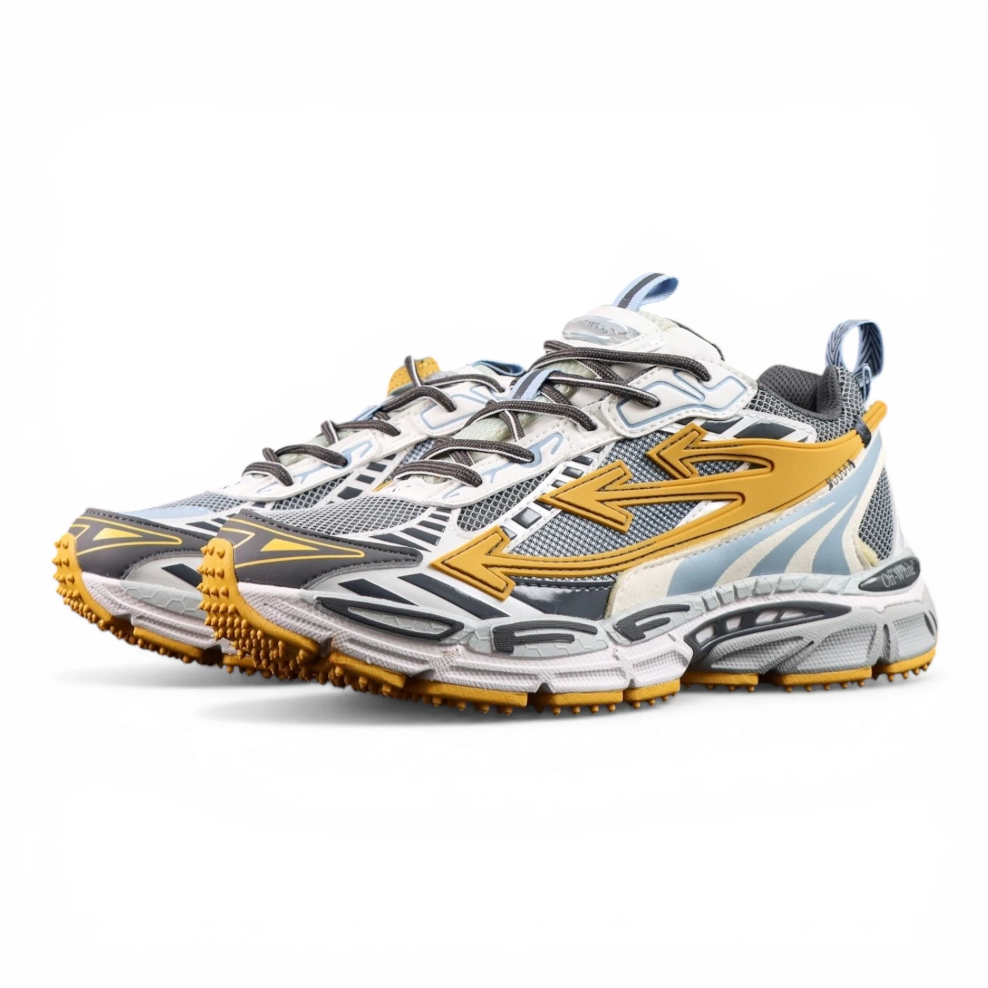 Off-White Be Right Back 'Grey Yellow Blue'