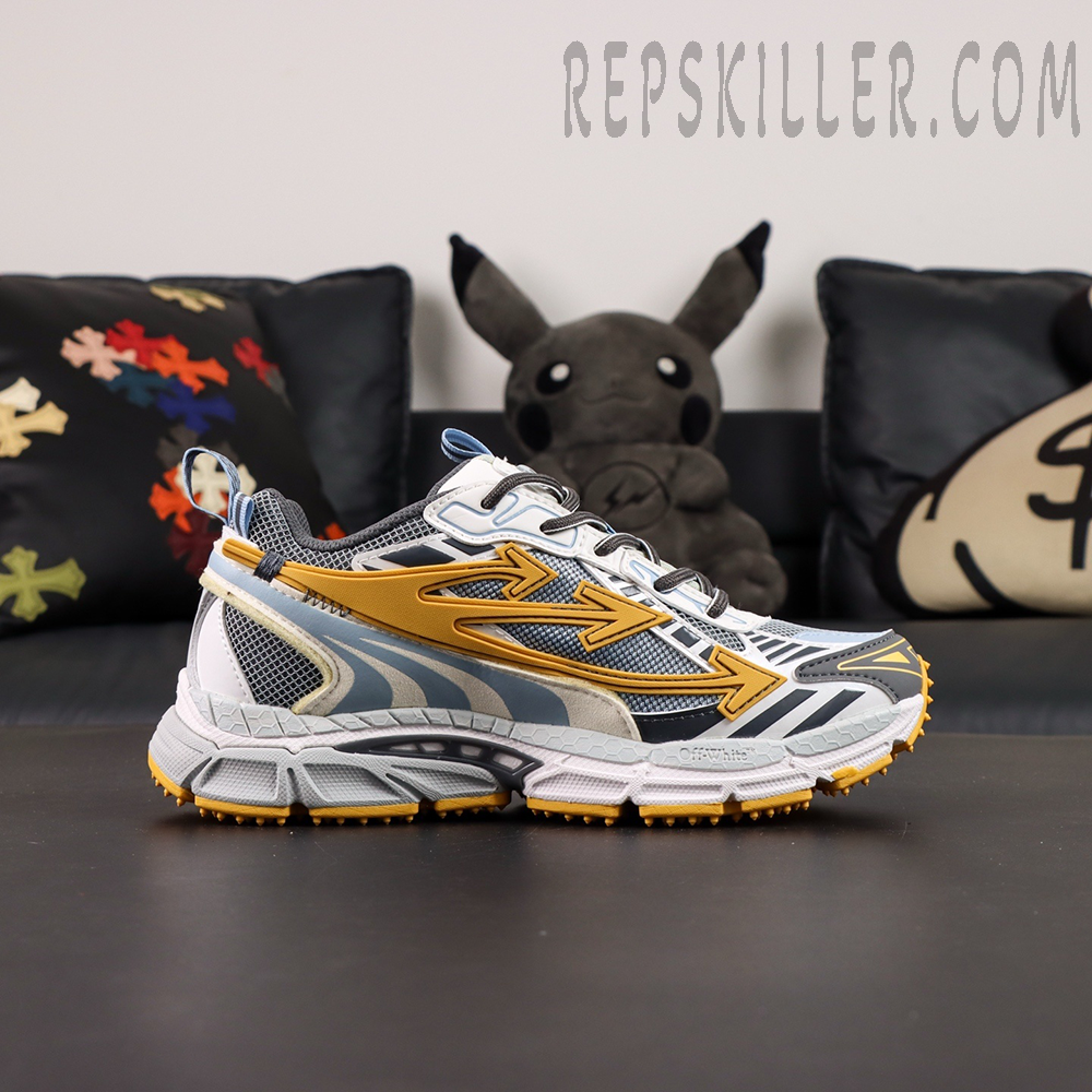 Off-White Be Right Back 'Grey Yellow Blue'5