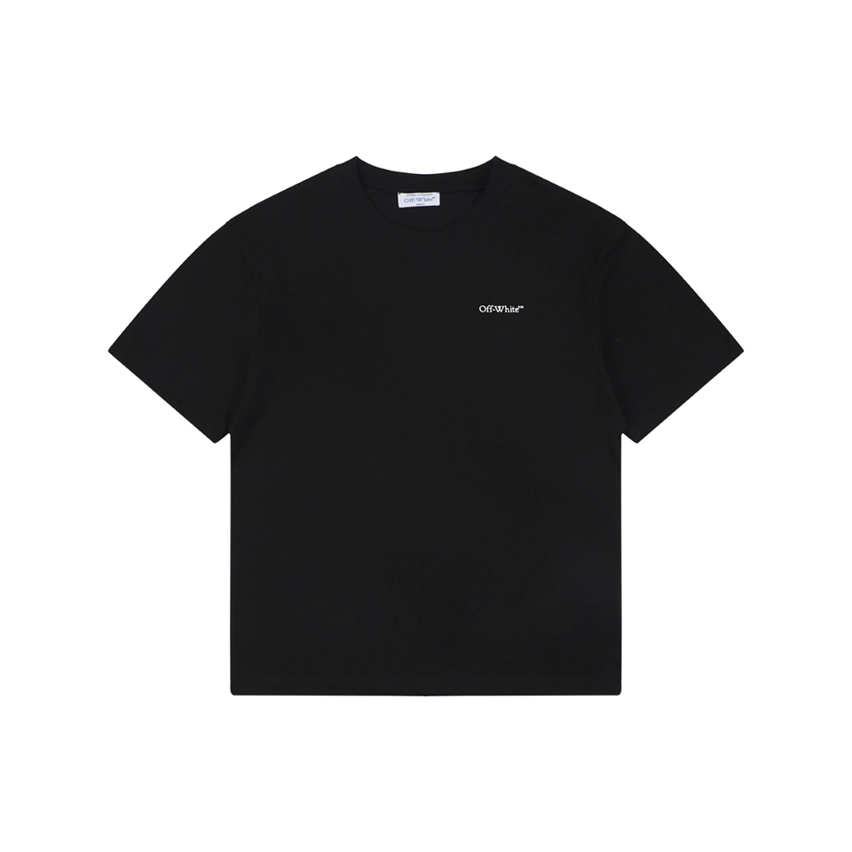 Off-White Distressed Metal Arrow T-Shirt Front view