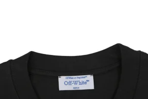 Off-White Distressed Metal Arrow T-Shirt Collar