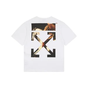 Off-White “Equestrian Arrow” Graphic T-Shirt White Back view