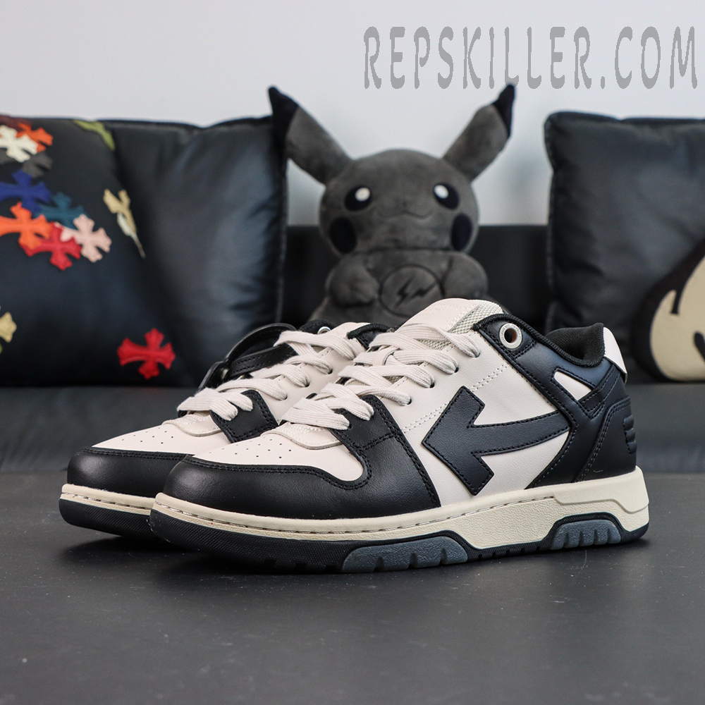 Off-White Out of Office 'Black Beige'