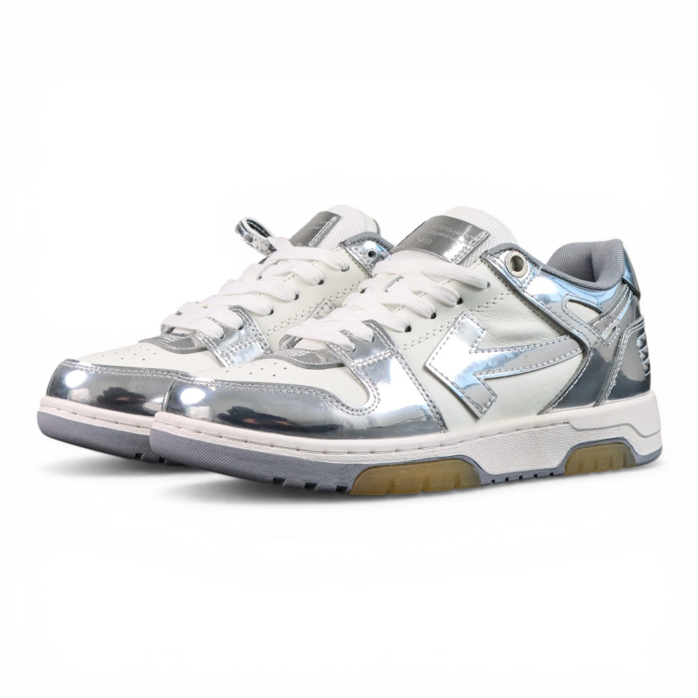 Off-White Out of Office 'Mirror Silver'