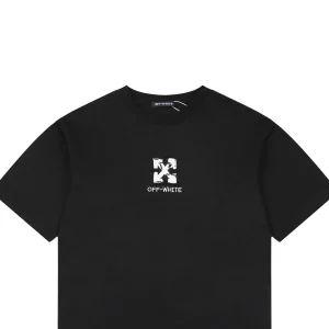 Off-White Scribble Arrow Embroidered T-Shirt Black