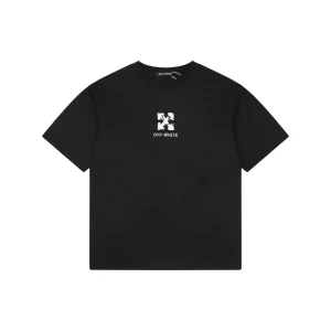 Off-White Scribble Arrow Embroidered T-Shirt Black Front view