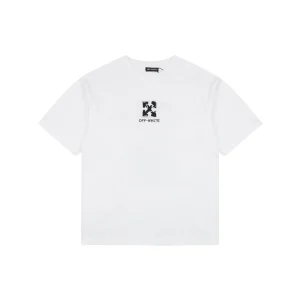 Off-White Scribble Arrow Embroidered T-Shirt White Front view