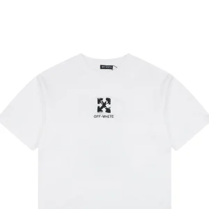 Off-White Scribble Arrow Embroidered T-Shirt White