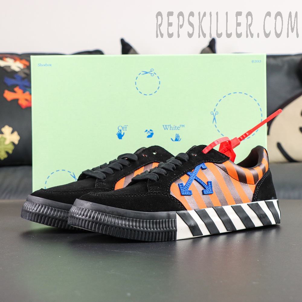 Off-White Vulc Sneaker 'Black Blue Orange'