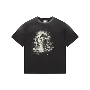 Saint Michael Glow-in-the-Dark Thorn Madonna T-Shirt Front view