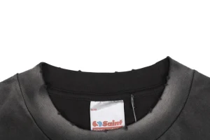 Saint Michael Glow-in-the-Dark Thorn Madonna T-Shirt Collar