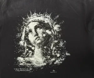 Saint Michael Glow-in-the-Dark Thorn Madonna T-Shirt Front Print