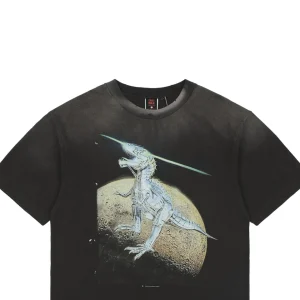 Saint Michael Mechanical Dinosaur Graphic T-Shirt