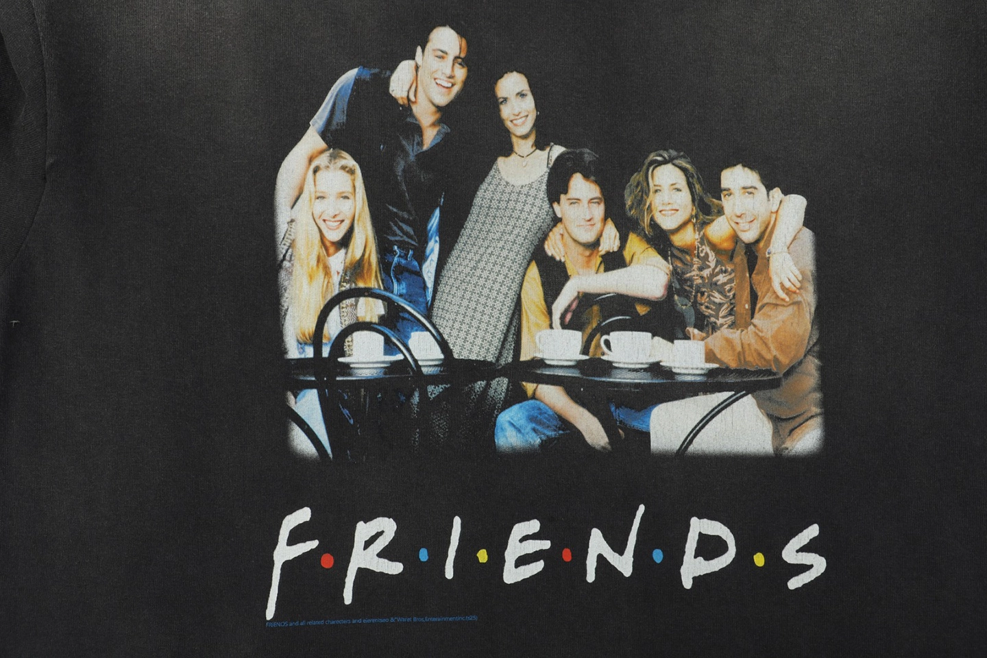 Saint Michael Vintage Friends Graphic T-Shirt Front Print