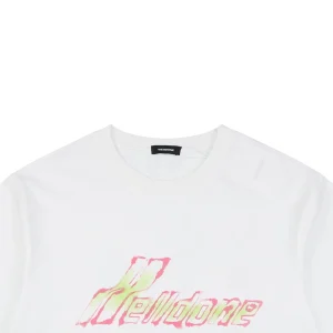 We11done Gradient Logo Graphic T-Shirt White