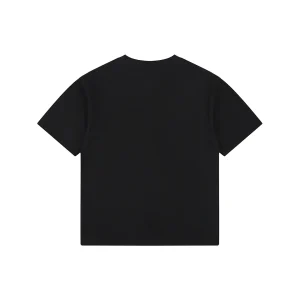We11done Gradient Logo Graphic T-Shirt Black Back view