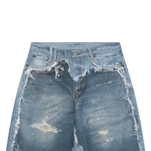 Acne Studios 1981M Trompe-l’œil Distressed Denim Shorts5.jpeg
