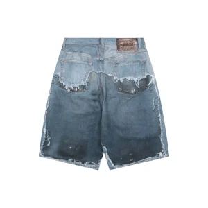 Acne Studios 1981M Trompe-l’œil Distressed Denim Shorts9.jpeg