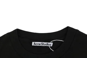 Acne Studios 1996 Distressed Logo T-Shirt Collar