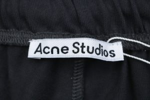 Acne Studios Back Pocket Logo Sweat Shorts Brand label