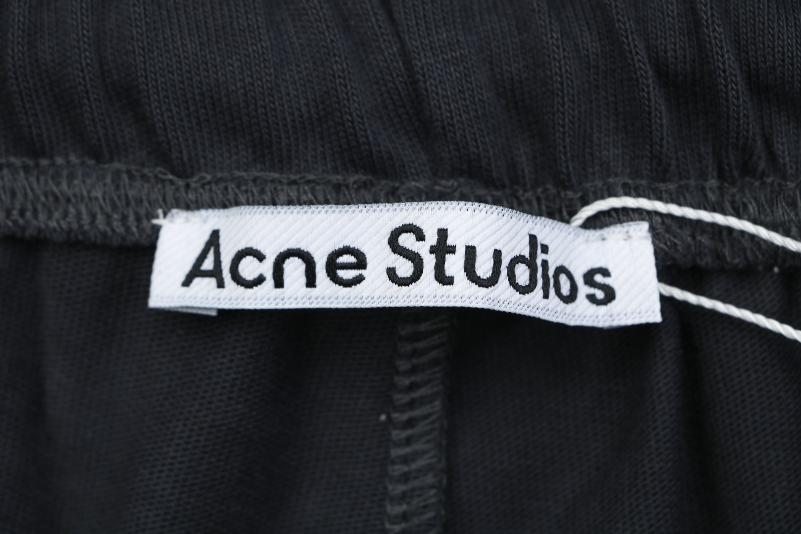 Acne Studios Back Pocket Logo Sweat Shorts Brand label