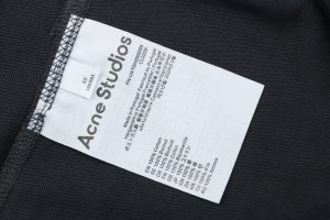 Acne Studios Back Pocket Logo Sweat Shorts Wash label