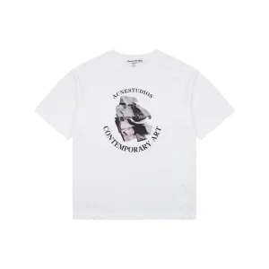 Acne Studios Contemporary Art Graphic T-Shirt Front view