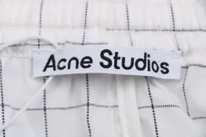 Acne Studios Grid Check Tailored Shorts Brand label