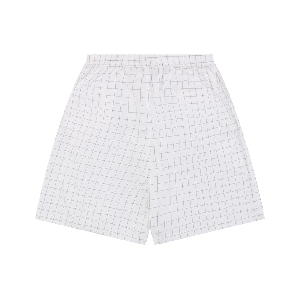 Acne Studios Grid Check Tailored Shorts Back view