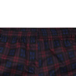 Adidas Originals Plaid Track Shorts Red