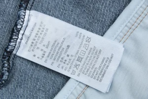 Adidas W71 Trefoil Denim Track Jacket Blue Wash label
