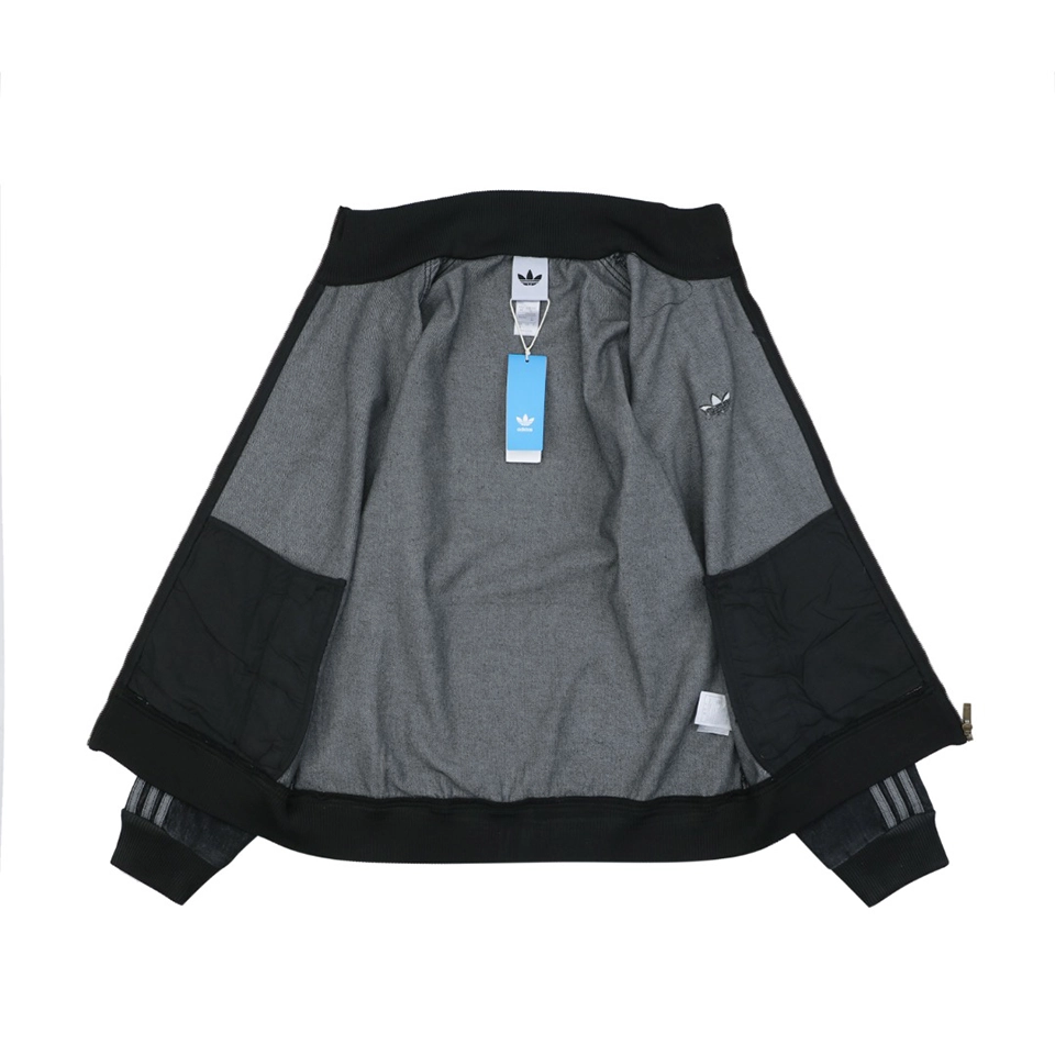 Adidas W71 Trefoil Denim Track Jacket Black Lining