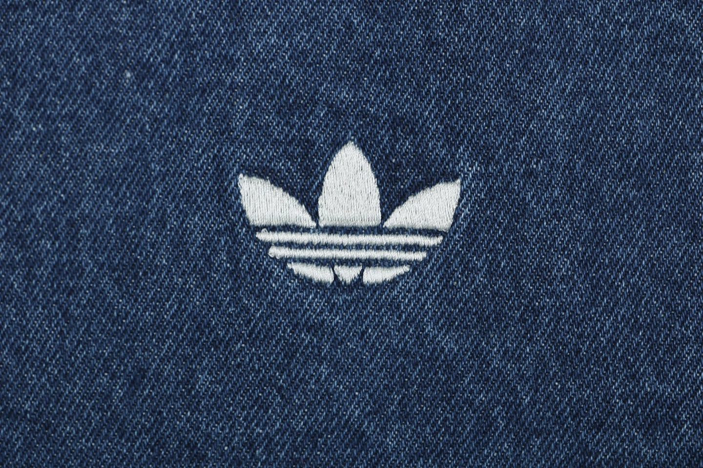 Adidas W71 Trefoil Denim Track Jacket Blue Brand