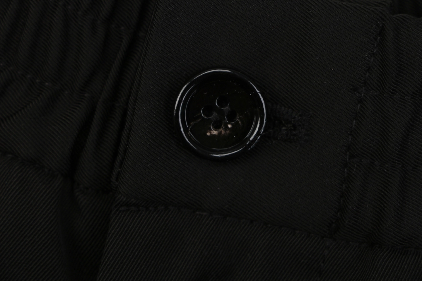 Ami Paris Pocket Logo Tailored Shorts Button