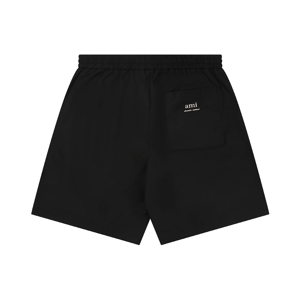 Ami Paris Pocket Logo Tailored Shorts Back view