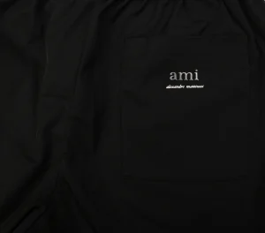 Ami Paris Pocket Logo Tailored Shorts Back Pirnt