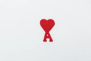 Ami de Coeur Heart Logo Polo T-Shirt White Brand