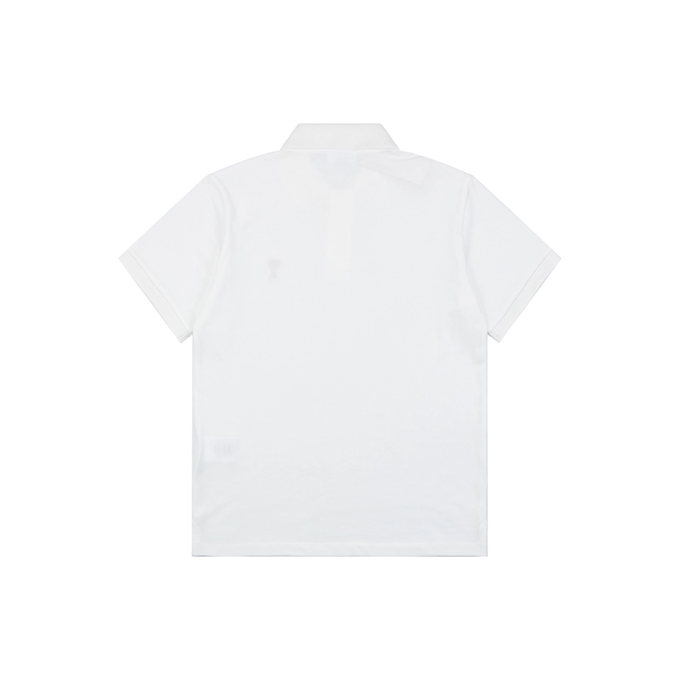 Ami de Coeur Heart Logo Polo T-Shirt White Back view