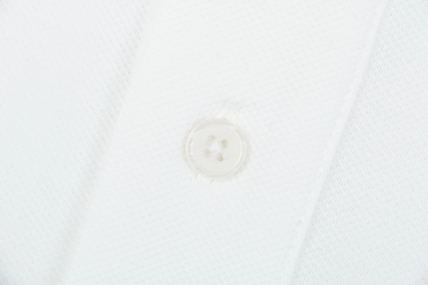Ami de Coeur Heart Logo Polo T-Shirt White Button