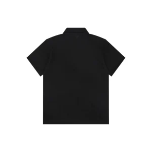 Ami de Coeur Heart Logo Polo T-Shirt Black Back view