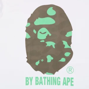 BAPE Ape Head Graphic T-Shirt White Front Print