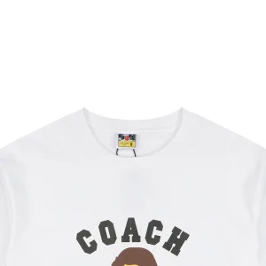 BAPE Dinosaur Ape Graphic T-Shirt White