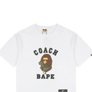 BAPE Dinosaur Ape Graphic T-Shirt White