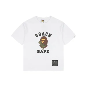 BAPE Dinosaur Ape Graphic T-Shirt White Front view
