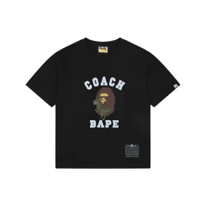 BAPE Dinosaur Ape Graphic T-Shirt Black Front view