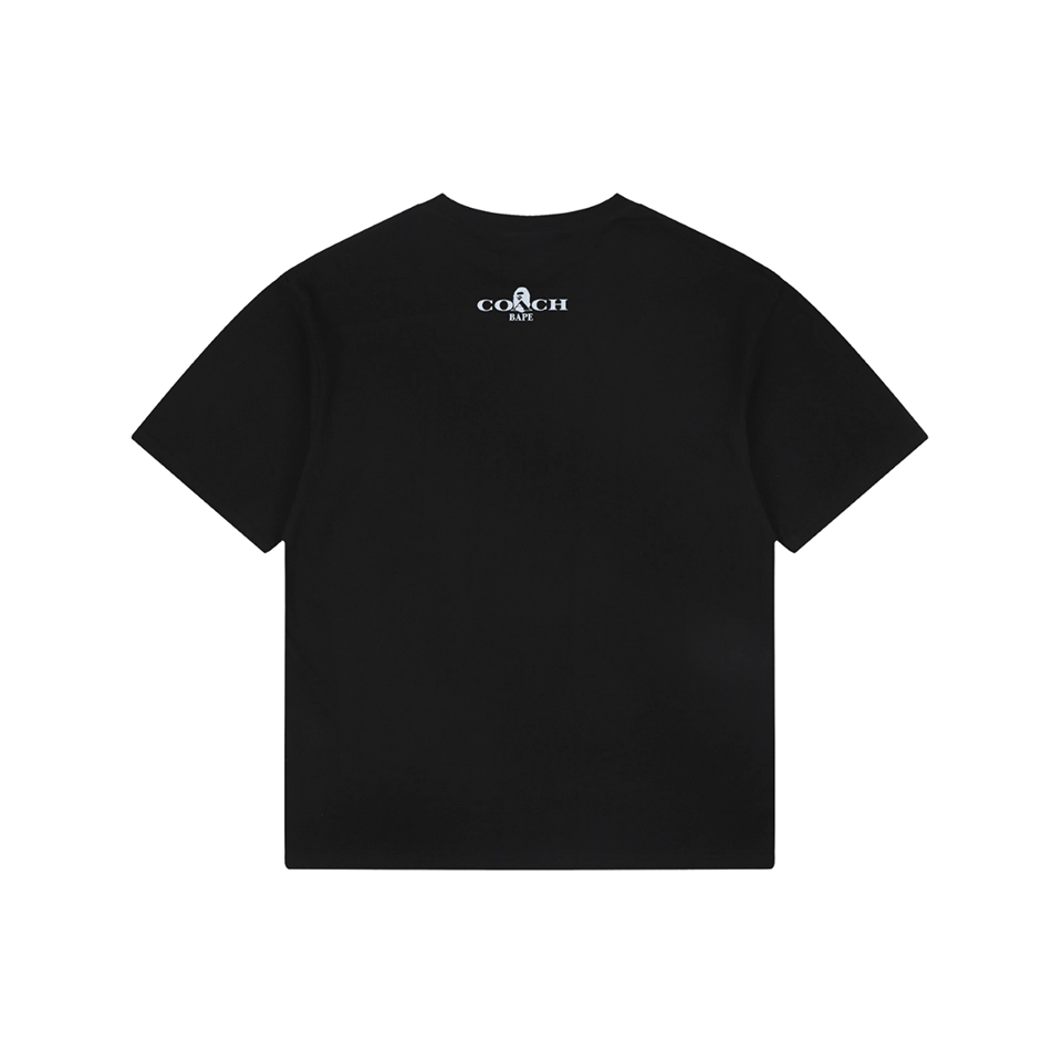 BAPE Dinosaur Ape Graphic T-Shirt Black back view