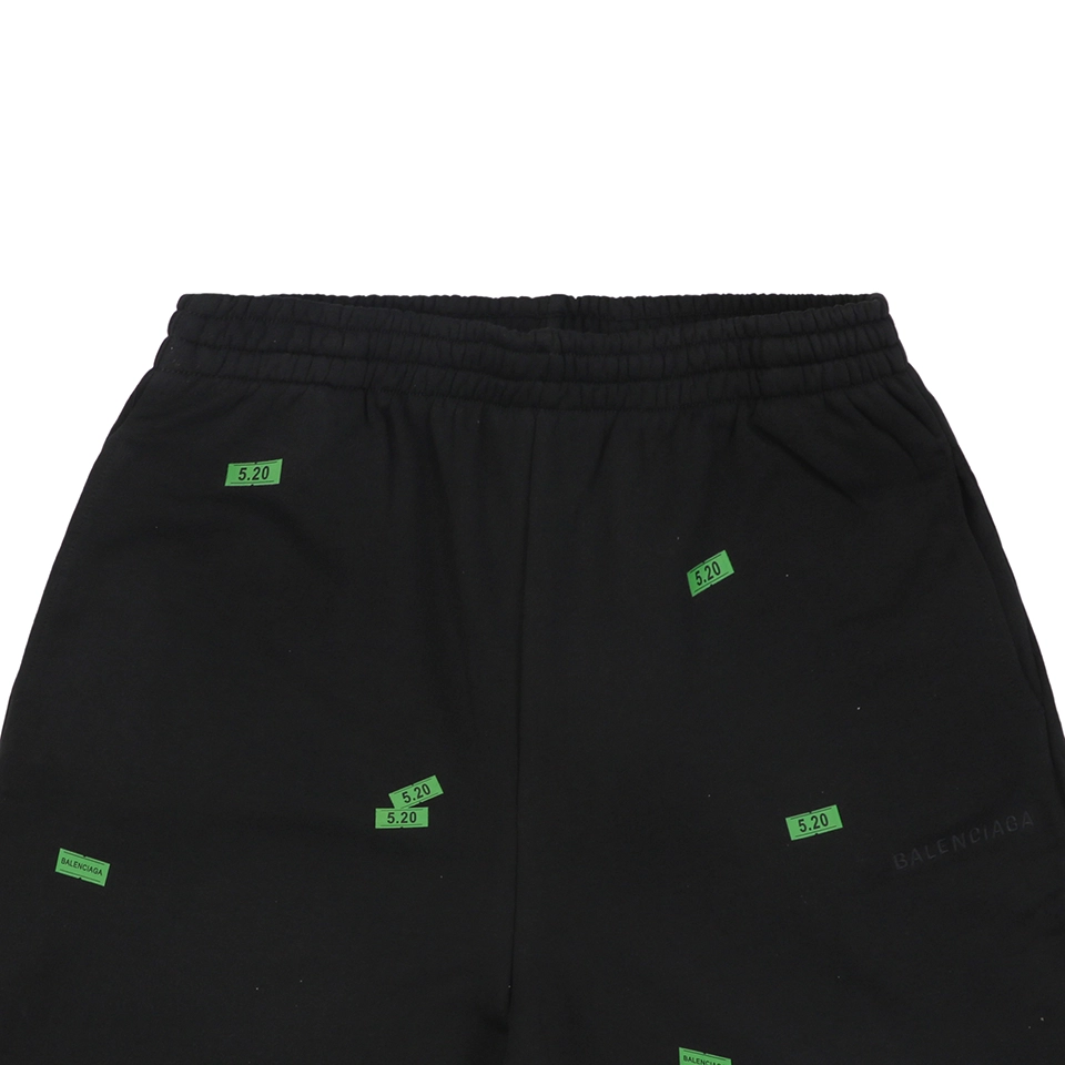Balenciaga 520 Label Patchwork Shorts