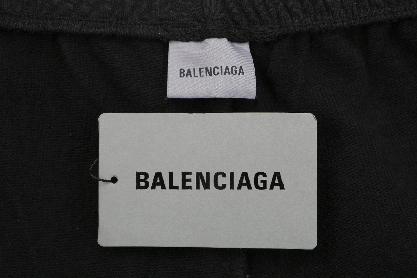 Balenciaga 520 Label Patchwork Shorts Brand label