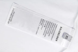 Balenciaga Coconut Tree Graphic Washed T-Shirt Wash label